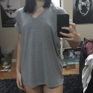 Oversized V-neck
